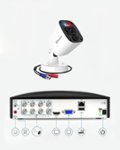 Angle Zoom. Swann - Enforcer 8-Channel, 6-Camera Indoor/Outdoor Wired 4K UHD 2TB DVR Security Camera Surveillance System - White.