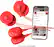 Angle. Therabody - PowerDot Duo Smart Muscle Stimulator - Red.