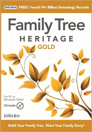 Front. Individual Software - Family Tree Heritage Gold 16.