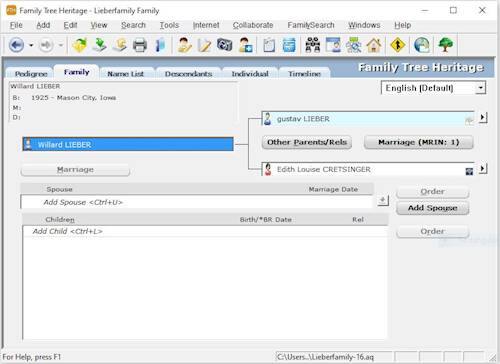 Alt View 12. Individual Software - Family Tree Heritage Gold 16.