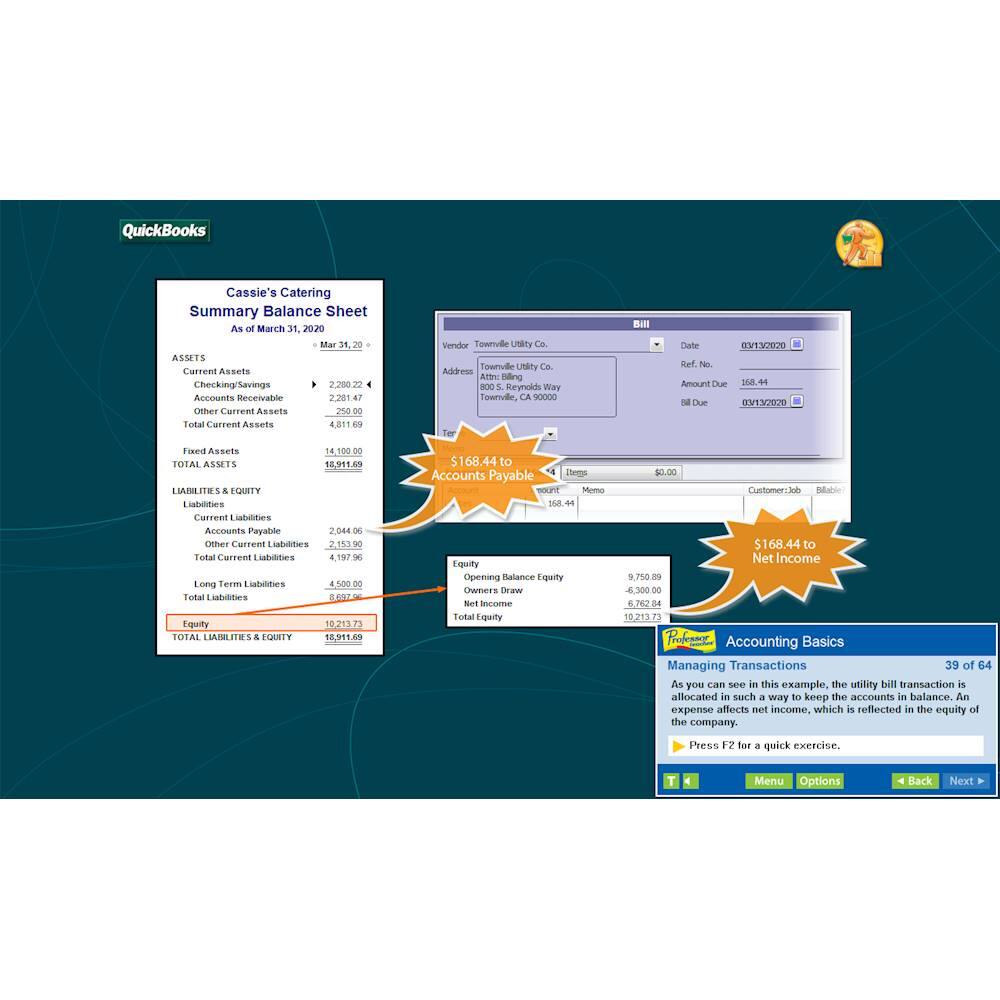 Best Buy Individual Software Professor Teaches QuickBooks 2020 Windows