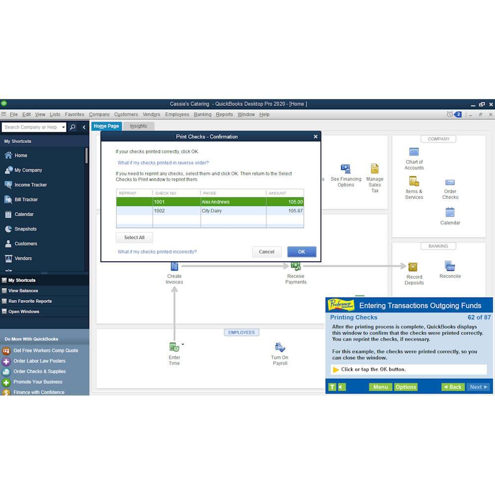 Best Buy Individual Software Professor Teaches QuickBooks 2020 Windows