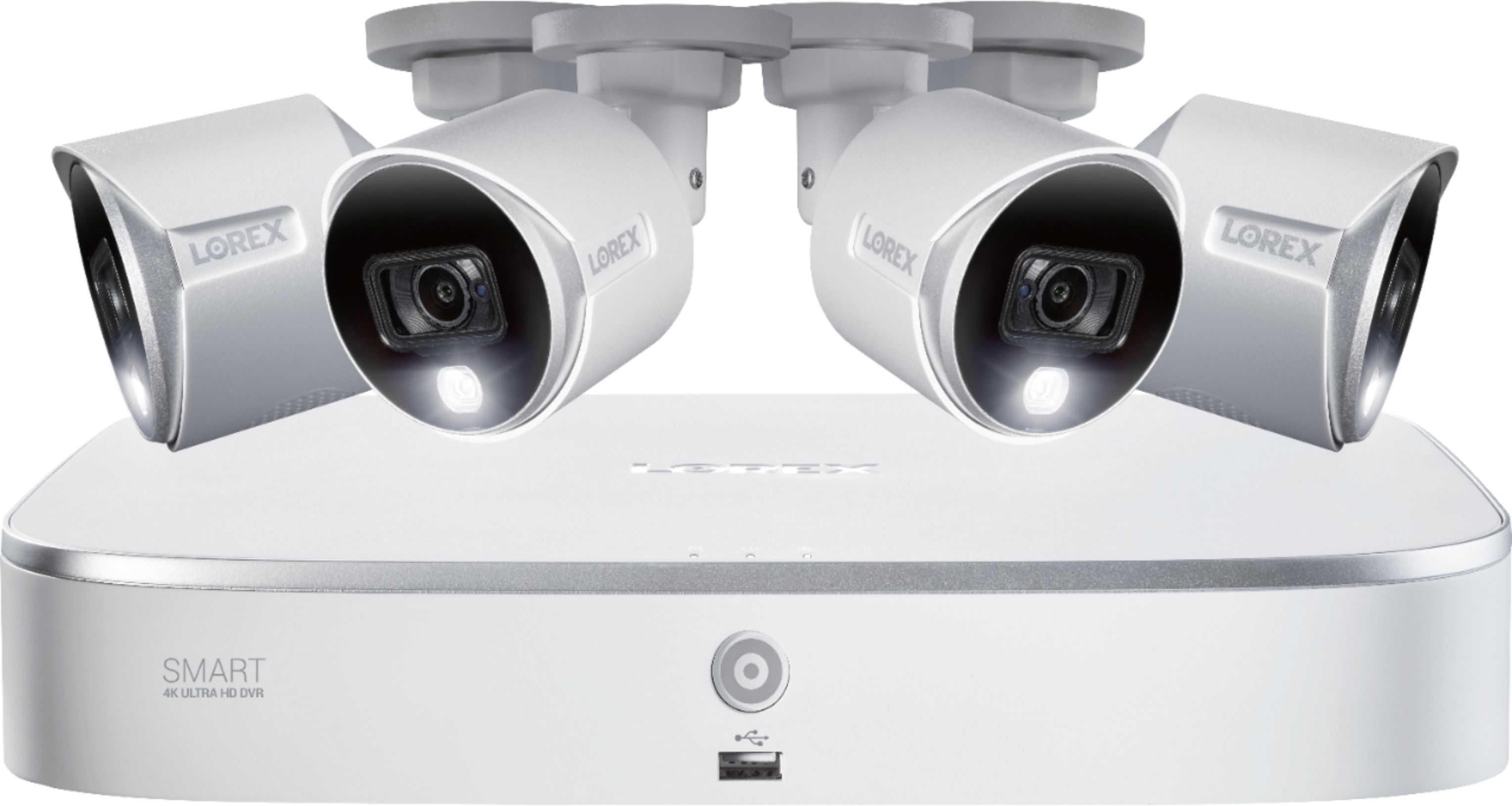 8 channel surveillance dvr with 4 hd cameras