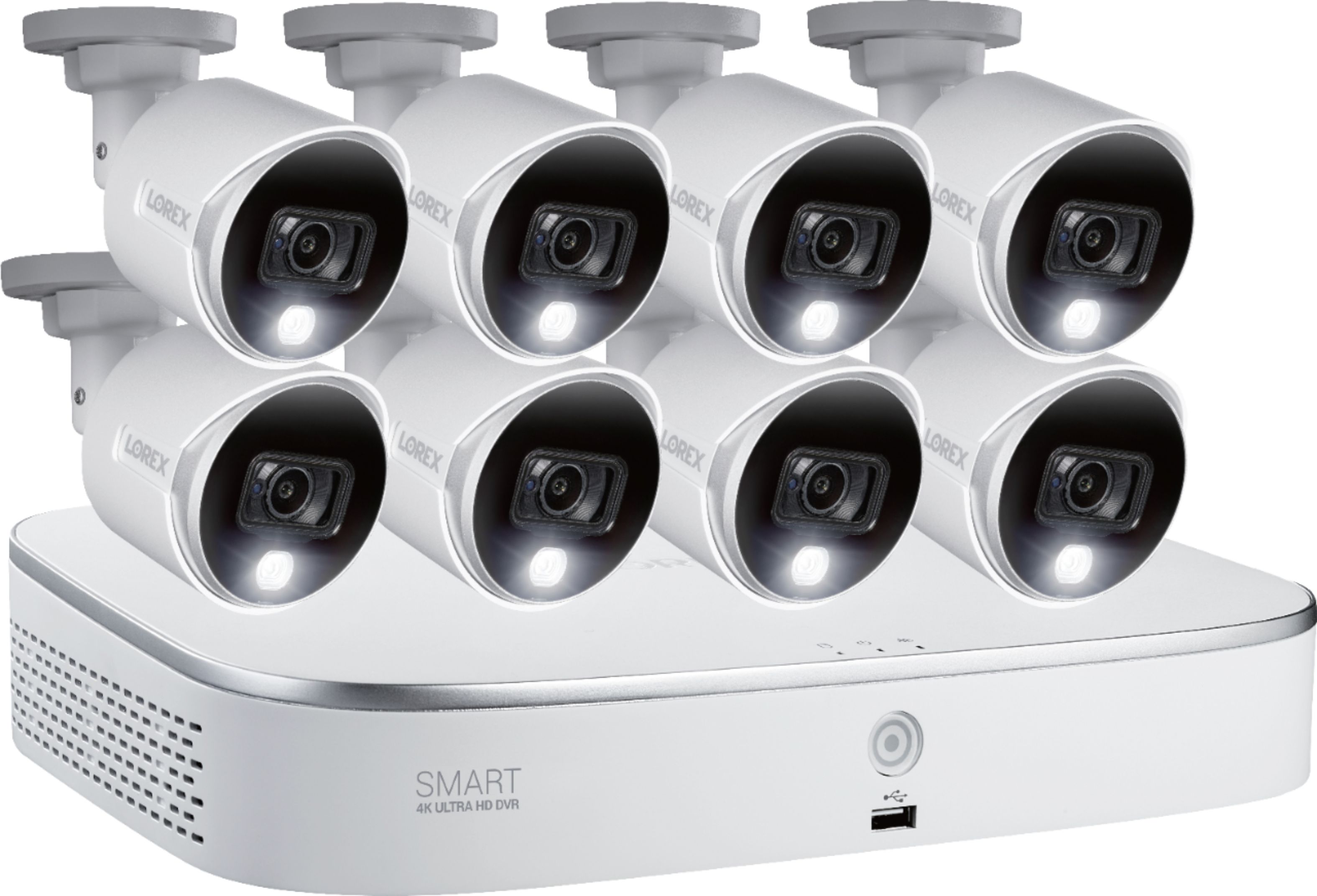 Customer Reviews: Lorex 8-Channel, 8-Camera Indoor/Outdoor Wired 4K UHD ...