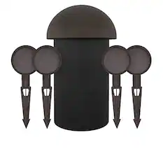 Front. Sonance - PATIO4.1 - Patio Series 4.1-Ch. Outdoor Speaker System with In-Ground Subwoofer (Each) - Brown.