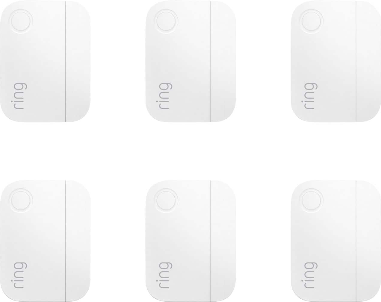 Alt View 11. Ring - Alarm Contact Sensor (2nd Gen) (6-Pack) - White.