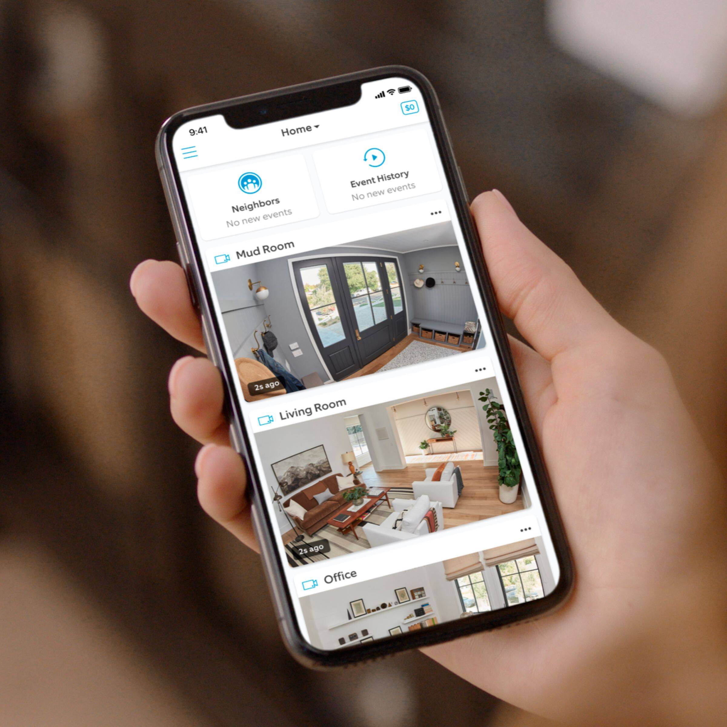 Alt View 15. Ring - Indoor 1080p Security Camera (1st Gen) - Black.