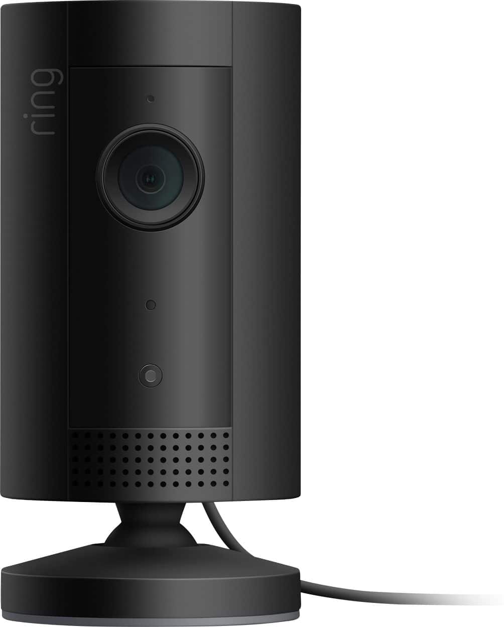 Left. Ring - Indoor 1080p Security Camera (1st Gen) - Black.