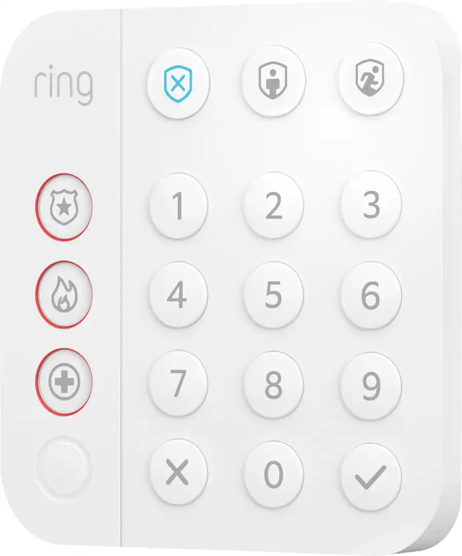 Ring Alarm Keypad (2nd Gen) White 4AK1SZ-0EN0 - Best Buy
