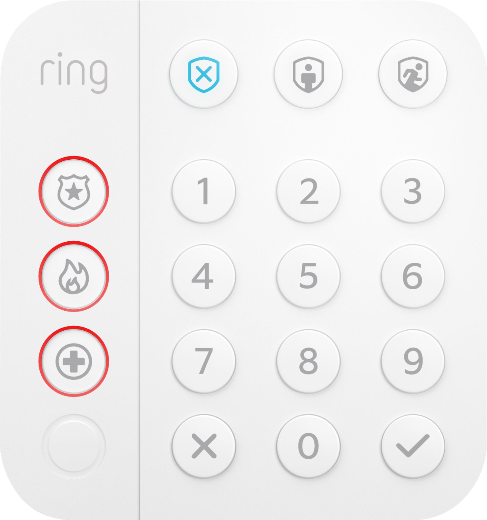 Ring Alarm Keypad (2nd Gen) White 4AK1SZ-0EN0 - Best Buy