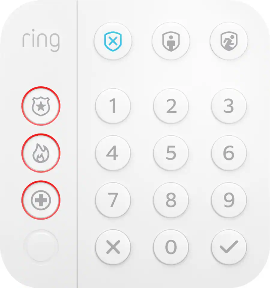 Ring Alarm Keypad (2nd Gen) White 4AK1SZ-0EN0 Best Buy