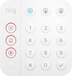 Ring - Alarm Keypad (2nd Gen) - White - Front_Zoom