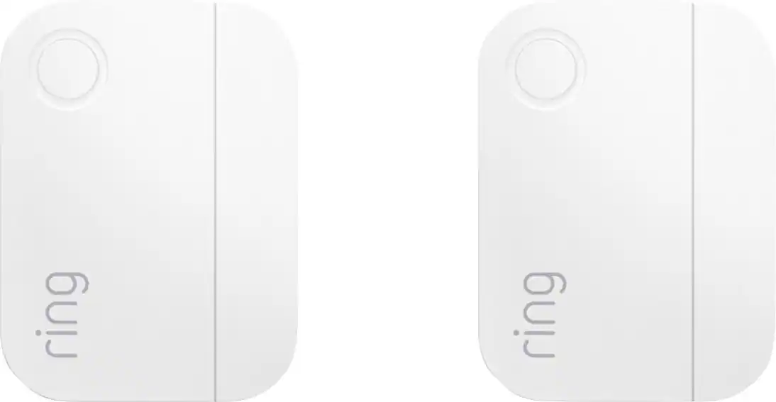 Front. Ring - Alarm Contact Sensor (2nd Gen) (2-Pack) - White.