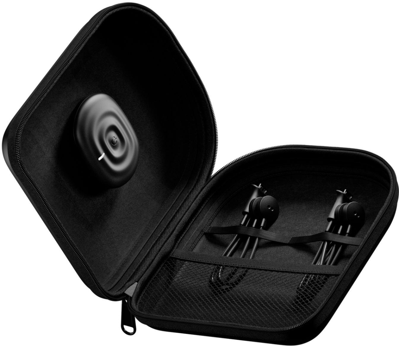 Left View: Compex - Replacement Electrodes (4-Electrodes) - Black