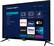 Left. Westinghouse - 32" Class HD Smart Roku TV - Black.