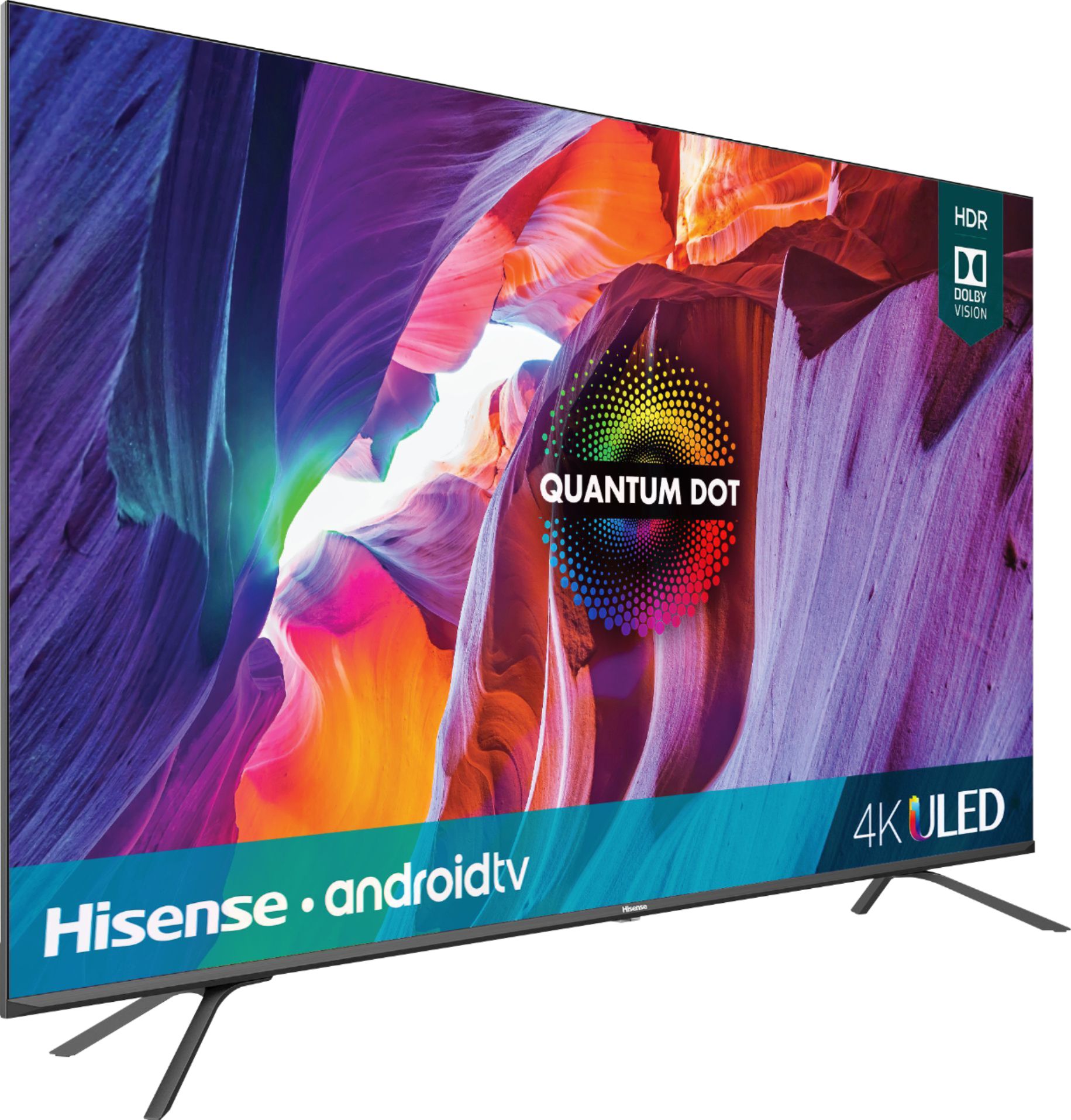 Angle View: Hisense - 50" Class H8G Quantum Series LED 4K UHD Smart Android TV