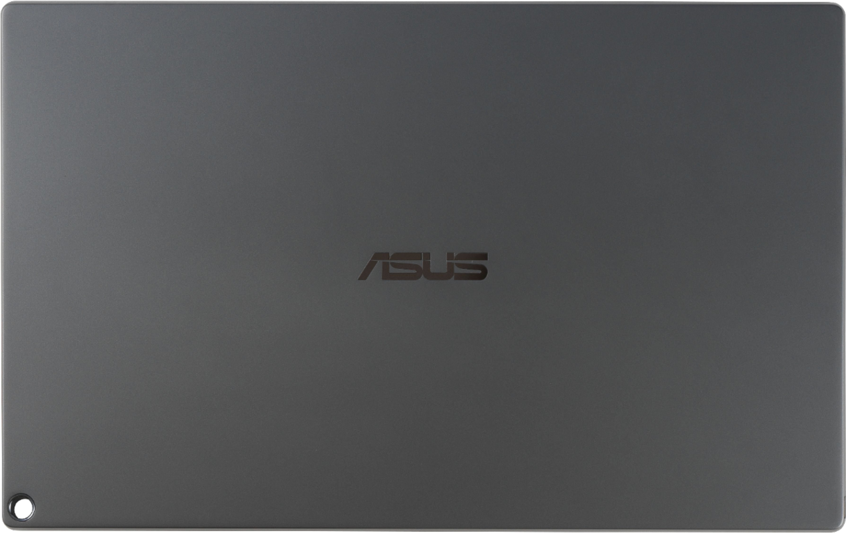 Back View: ASUS - ZenScreen 15.6” IPS FHD USB Type-C Portable Monitor with Foldable Smart Case - Dark Gray