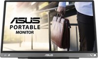 ASUS - ZenScreen 15.6” IPS FHD 1080P USB Type-C Portable Monitor with Foldable Smart Case - Dark Gray - Front_Zoom