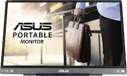 ASUS - ZenScreen 15.6" FHD IPS Portable Monitor with Foldable Smart Case (USB-C) - Dark Gray - Front_Zoom