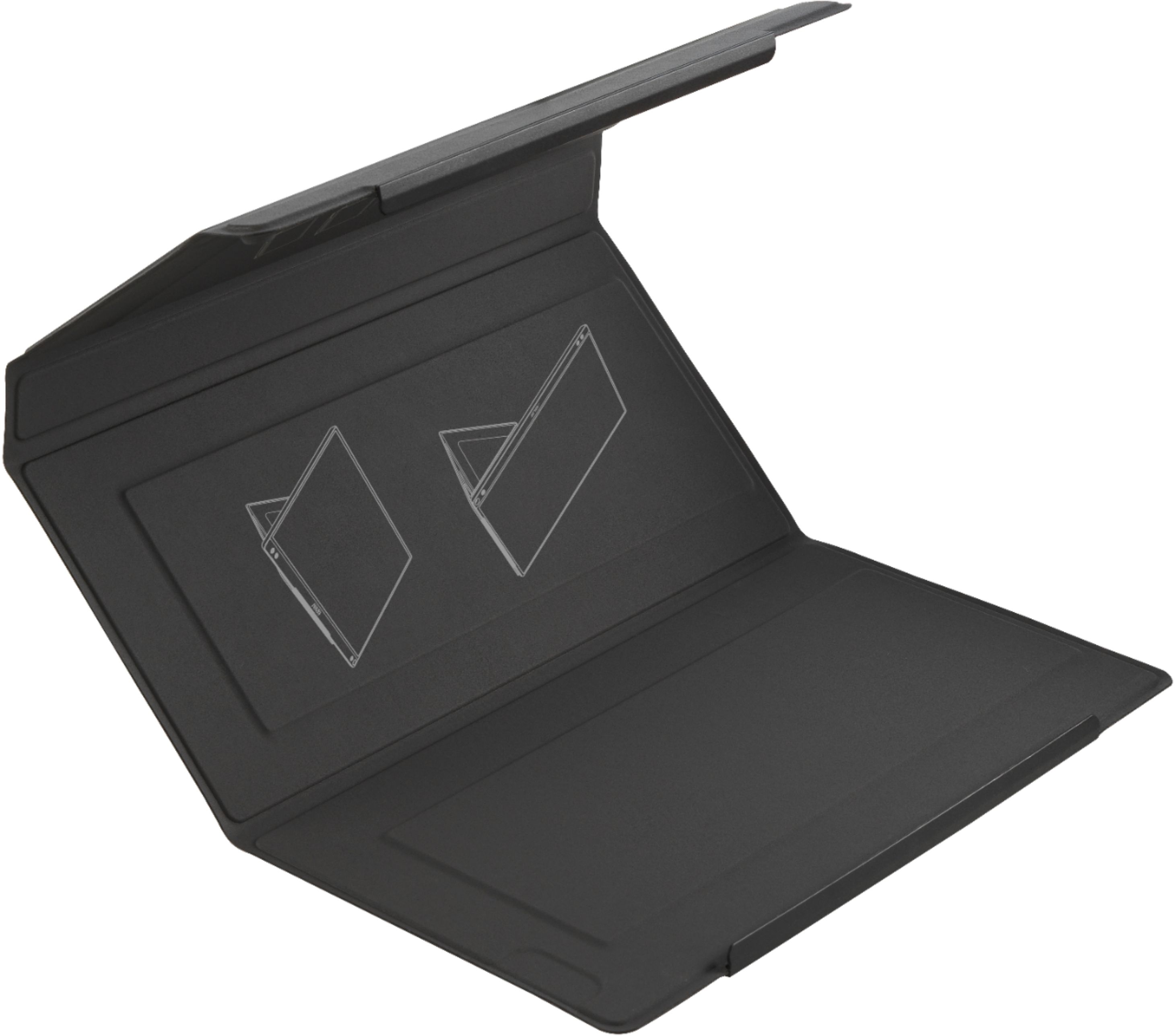 ASUS ZenScreen 15.6” IPS FHD 1080P USB Type-C Portable Monitor with  Foldable Smart Case Dark Gray MB16ACE - Best Buy