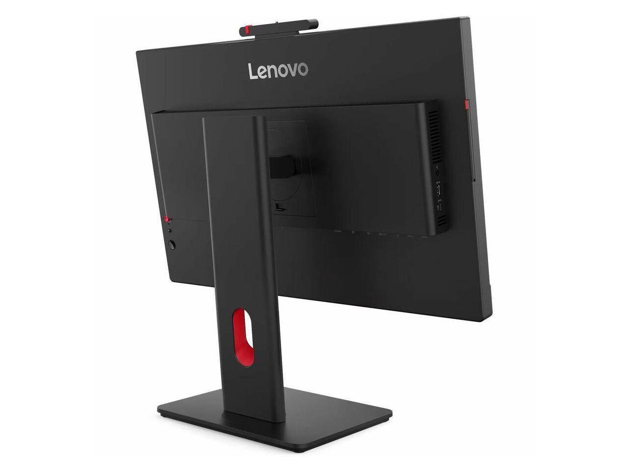 Alt View 4. Lenovo - Lenovo ThinkVision T24D-4v 24" Full HD Monitor - 1920x1080 - 120Hz - USB-C, HDMI, DP, USB Hub - Black.