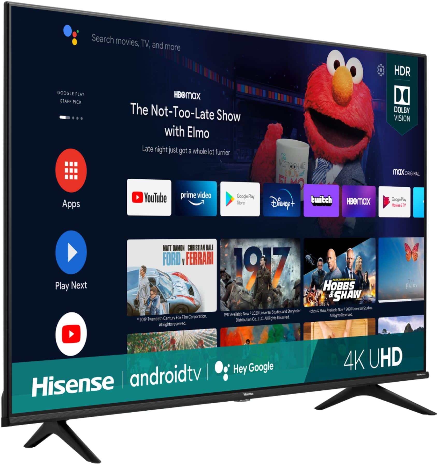 Alt View 31. Hisense - 70" Class H65 Series LED 4K UHD Smart Android TV - Black.