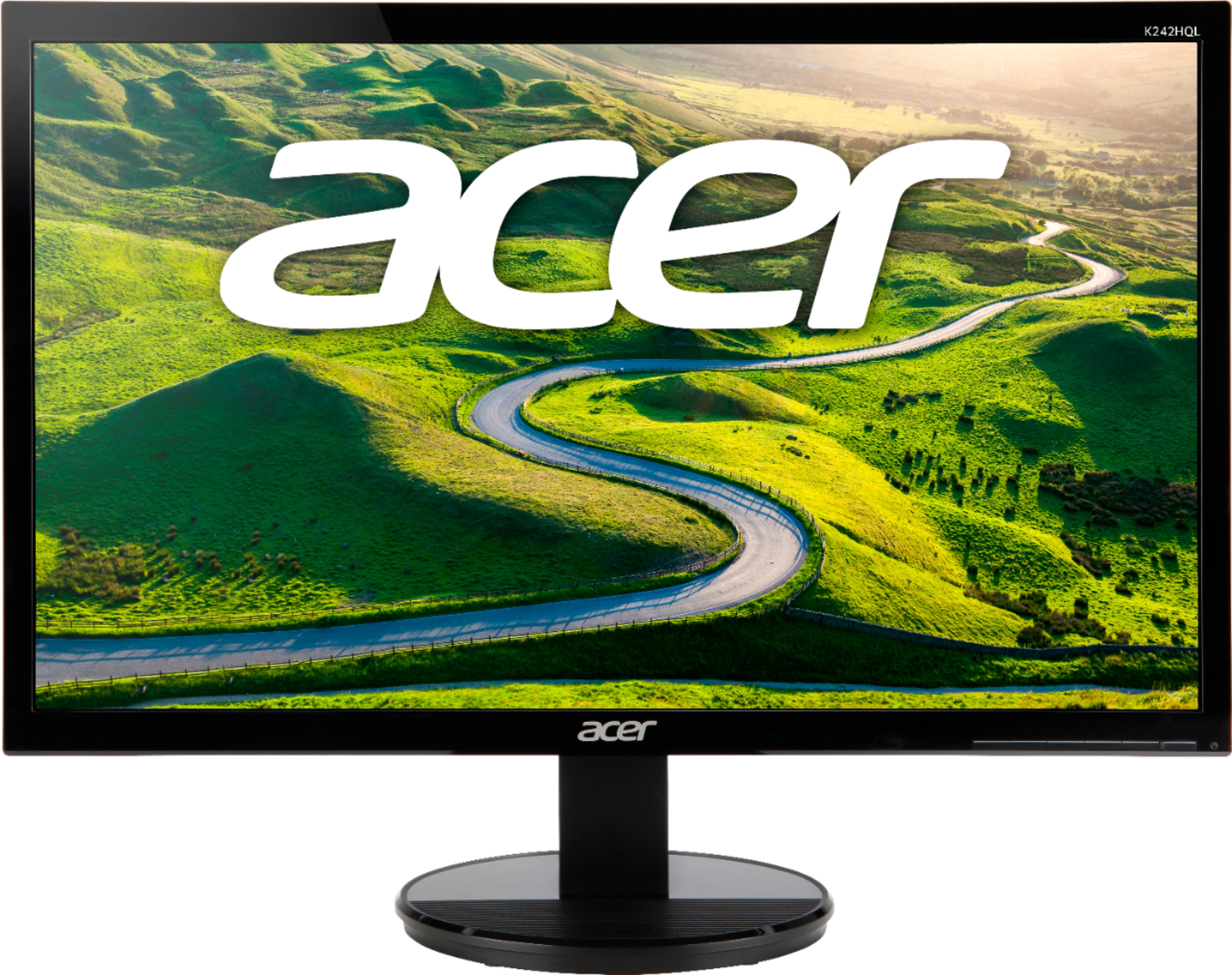 Acer – 23.6″ LED FHD Monitor – Black