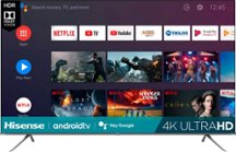 Hisense - 85" Class H65 Series LED 4K UHD Smart Android TV - Front_Zoom