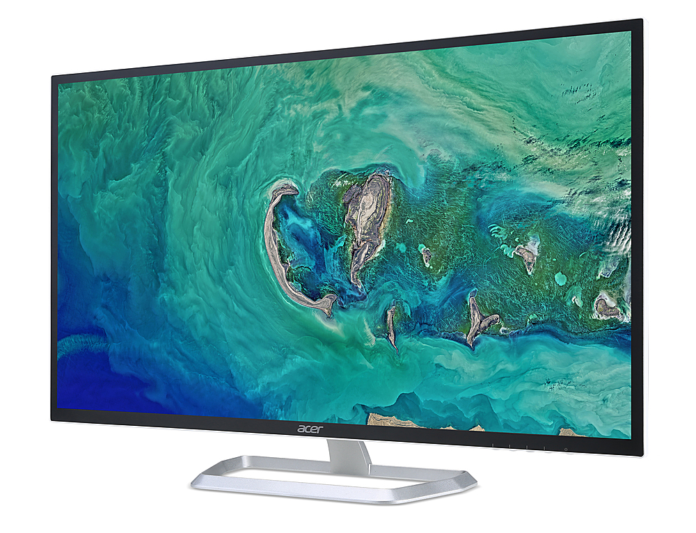 Left View: Acer - EB321HQ 31.5" IPS LED FHD Monitor - White