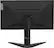 Back. Lenovo - G25-10 24.5" LED FHD FreeSync Gaming Monitor (HDMI) - Raven Black.