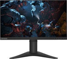 Lenovo - G25-10 24.5" LED FHD FreeSync and G-SYNC Compatible Monitor (HDMI) - Raven Black - Front_Zoom