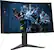 Angle. Lenovo - G27c-10 27" LED FHD Curved FreeSync Monitor (HDMI) - Raven Black.