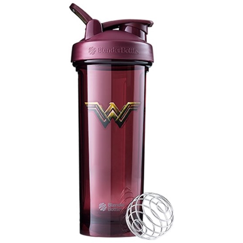 BlenderBottle - DC Comics Series Pro32 32 oz. Water Bottle/Shaker Cup - Maroon