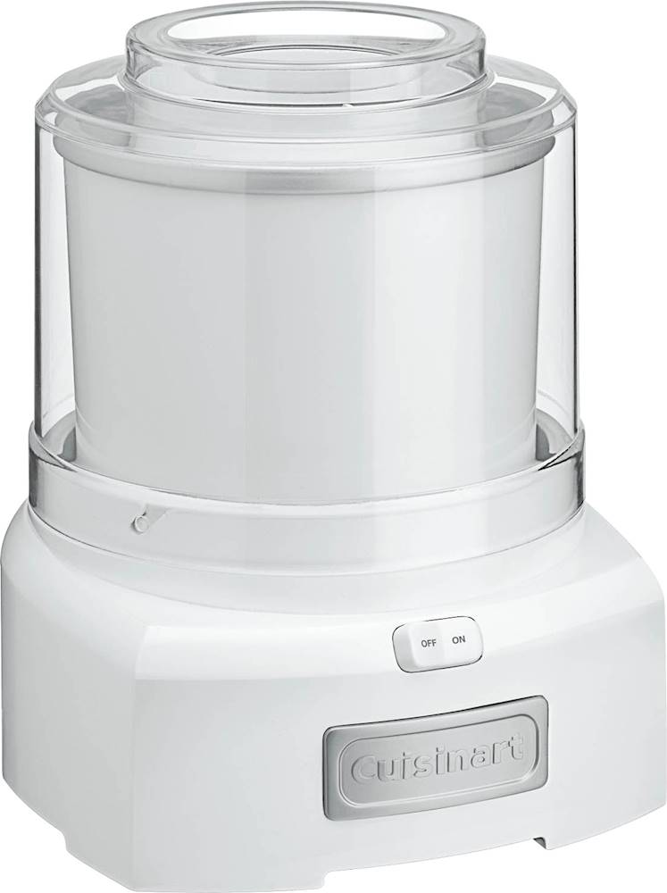 Angle View: Cuisinart - Mix It In Soft Serve Ice Cream Maker - White