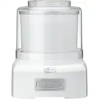 Cuisinart - 1.5-Quart Ice Cream and Sorbet Maker - White - Front_Zoom