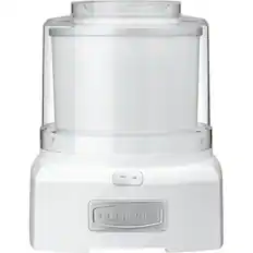 Front. Cuisinart - 1.5-Quart Ice Cream and Sorbet Maker - White.