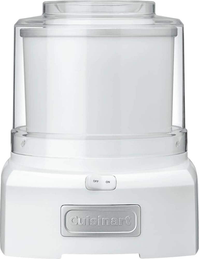 Alt View 11. Cuisinart - 1.5-Quart Ice Cream and Sorbet Maker - White.