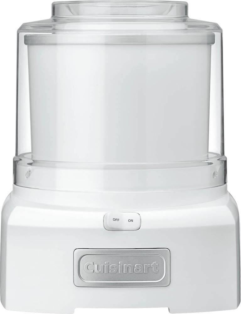 Alt View 11. Cuisinart - 1.5-Quart Ice Cream and Sorbet Maker - White.