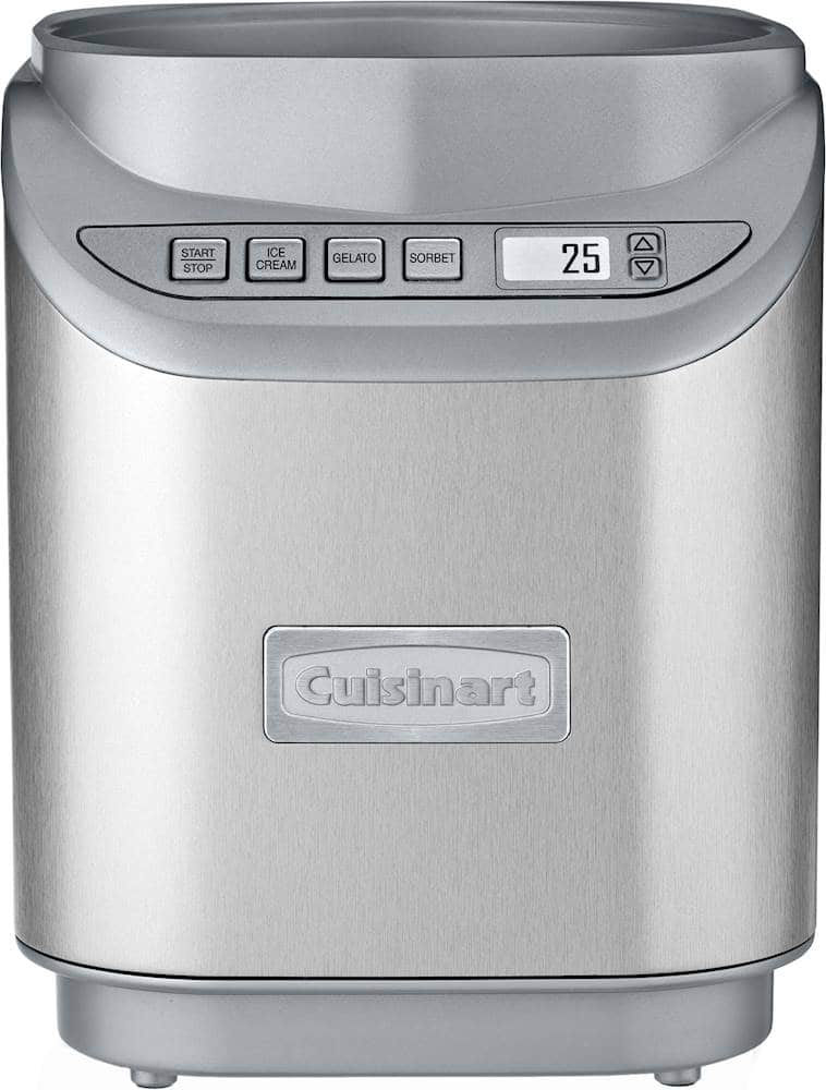 Alt View 12. Cuisinart - Cool Creations 2-Quart Ice Cream Maker - Brushed Chrome.