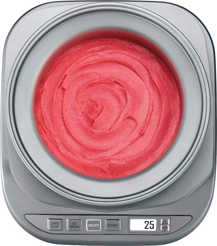 Alt View 18. Cuisinart - Cool Creations 2-Quart Ice Cream Maker - Brushed Chrome.