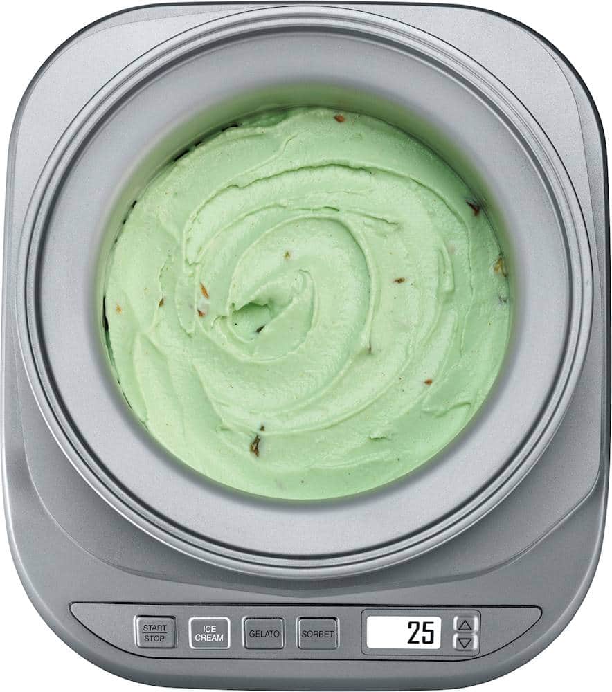 Alt View 19. Cuisinart - Cool Creations 2-Quart Ice Cream Maker - Brushed Chrome.