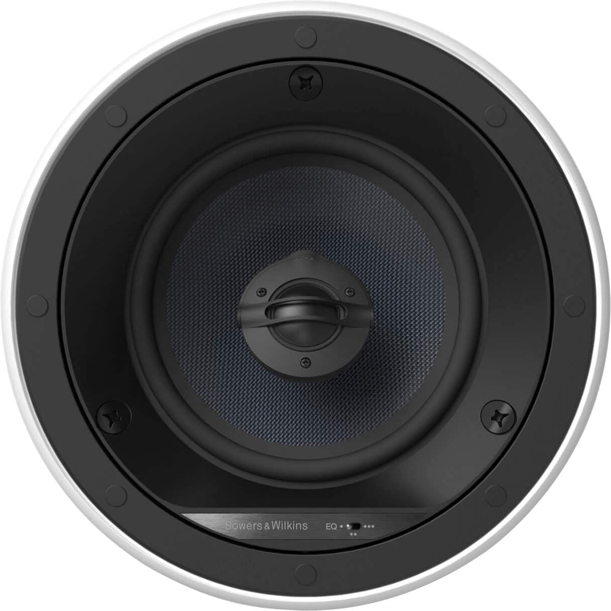 Front. Bowers & Wilkins - CI600 Series 663 Reduced Depth 6" In-Ceiling Speakers (Pair) - Paintable White.
