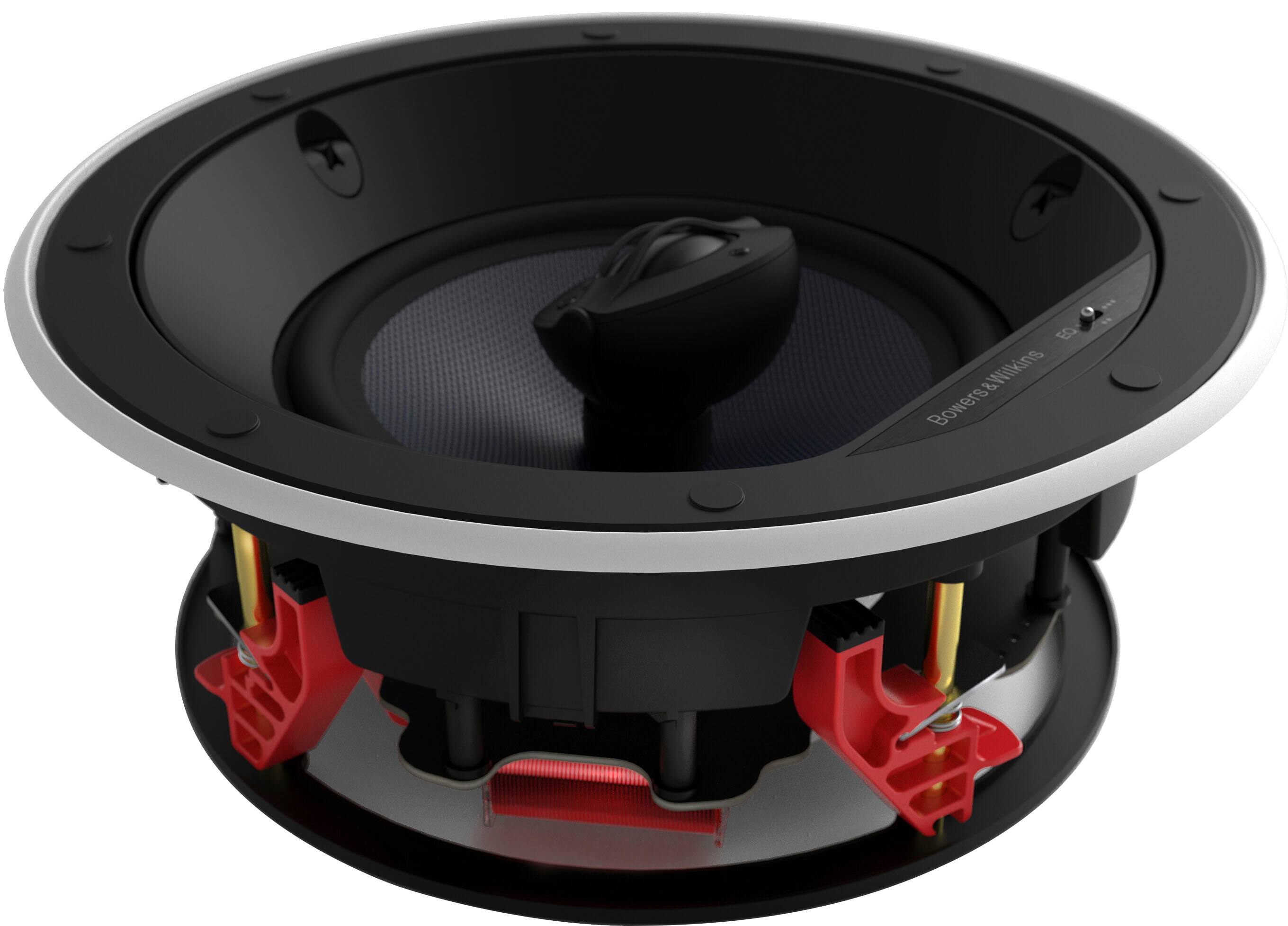 Left. Bowers & Wilkins - CI600 Series 663 Reduced Depth 6" In-Ceiling Speakers (Pair) - Paintable White.