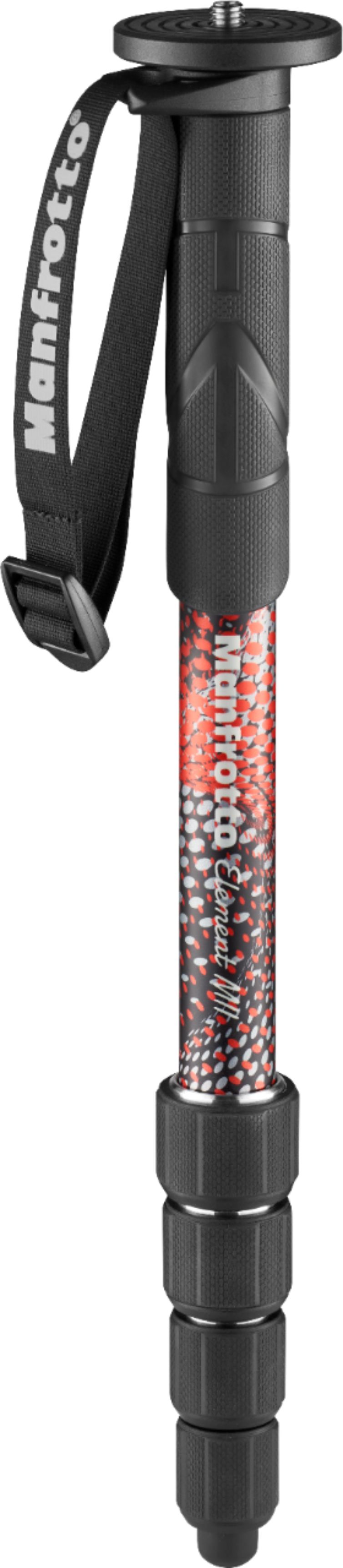 Angle View: Manfrotto - Element MII 59" Monopod - Red