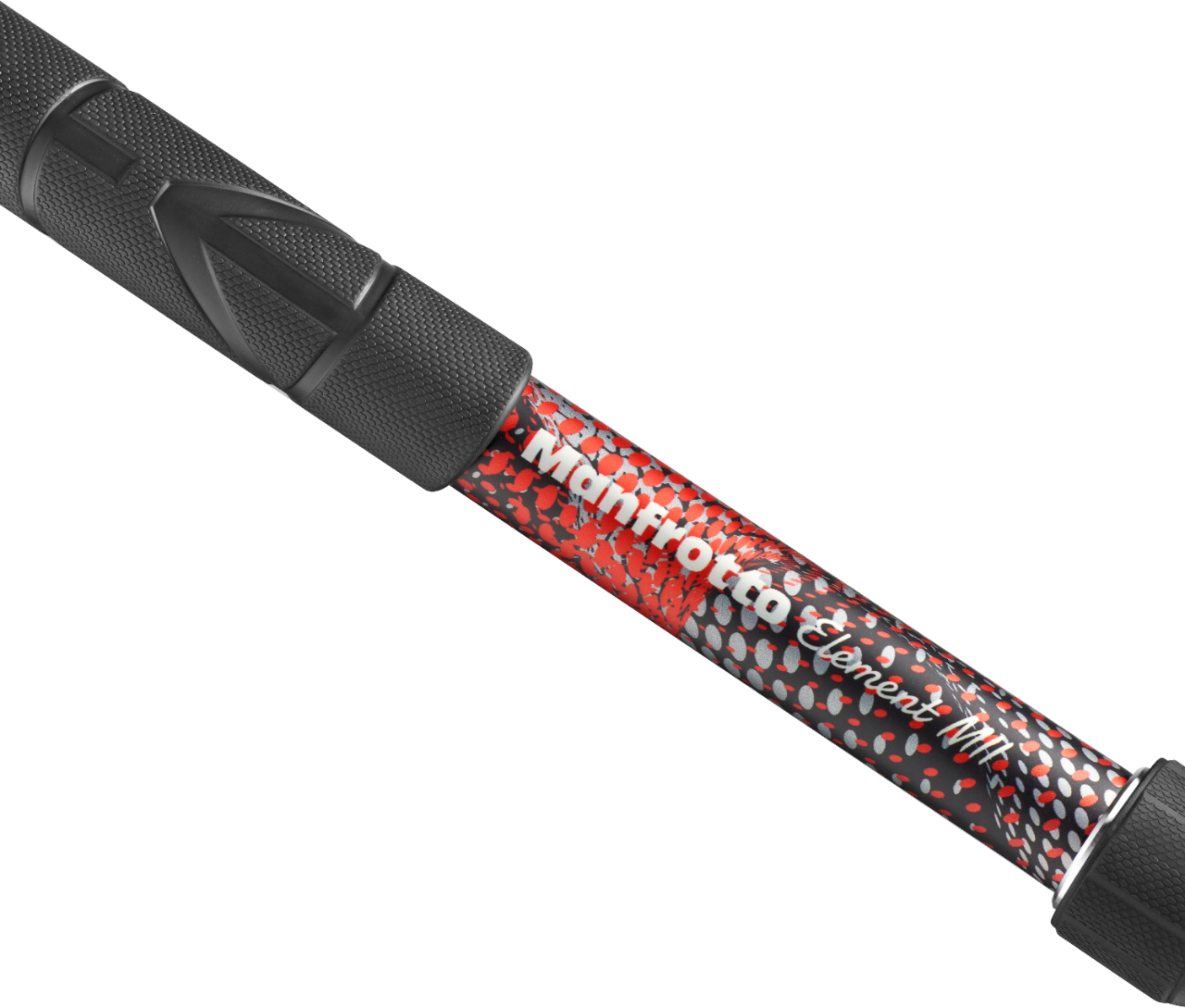 Left View: Manfrotto - Element MII 59" Monopod - Red