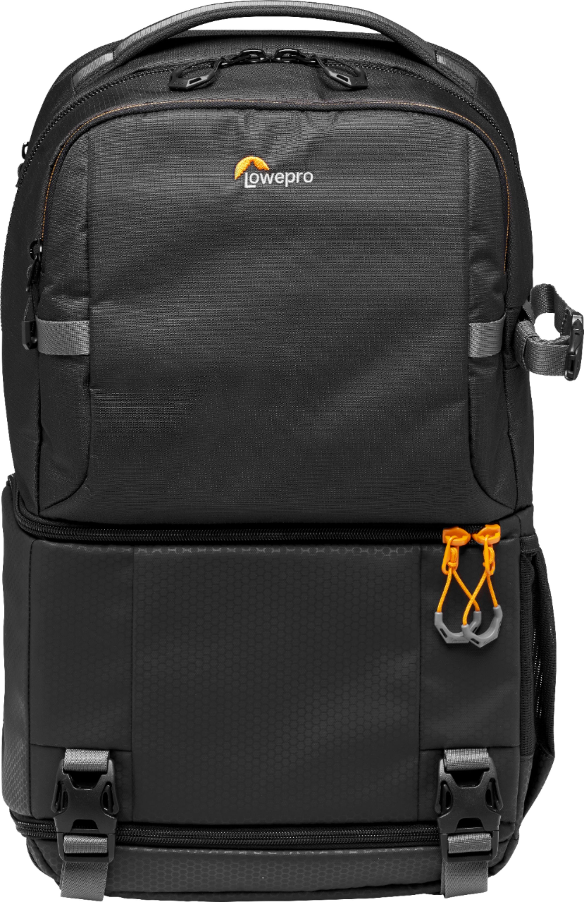 Angle View: Lowepro - Fastpack Camera Backpack - Black