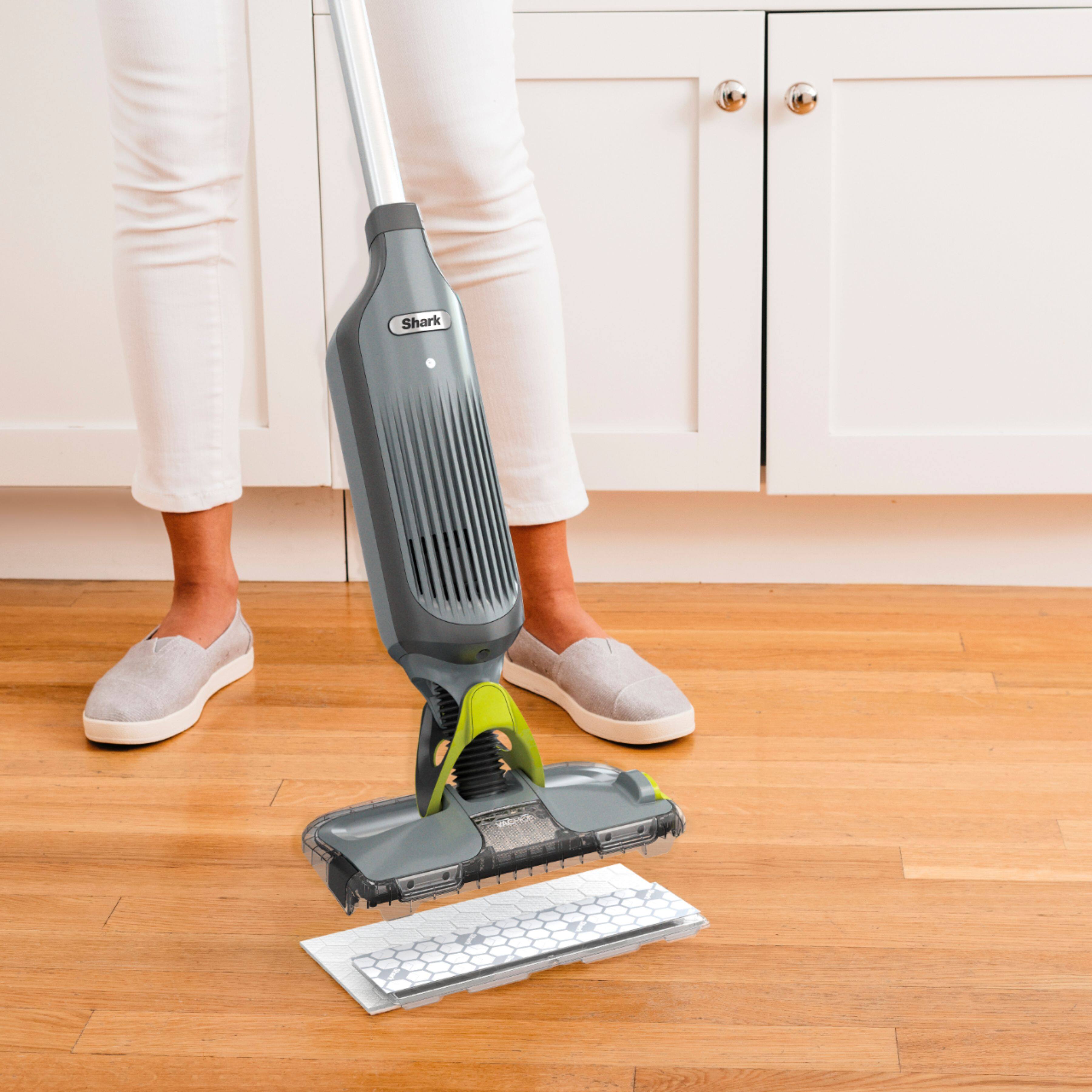Alt View 15. Shark - VACMOP Pro Cordless Hard Floor Vacuum Mop with Disposable VACMOP Pad - Charcoal Gray.