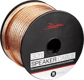 Rocketfish™ - 30' 16 Gauge Pure Copper Speaker Wire - Clear