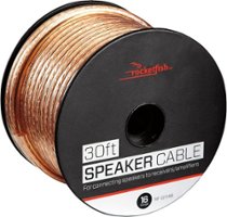 Rocketfish™ - 30' 16 Gauge Pure Copper Speaker Wire - Clear - Angle_Zoom