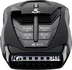 Front. Cobra - RAD 480i Radar and Laser Detector - Black.